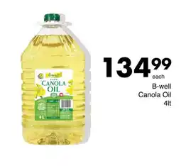 Save B-well Canola Oil offer