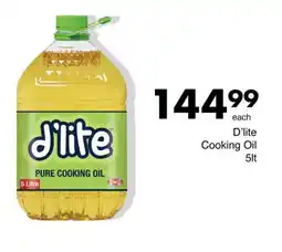 Save D'lite Cooking Oil offer