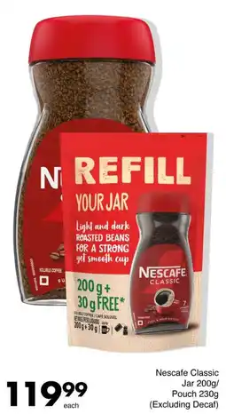 Save Nescafe Classic Jar/ Pouch offer