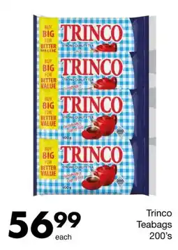 Save Trinco Teabags offer