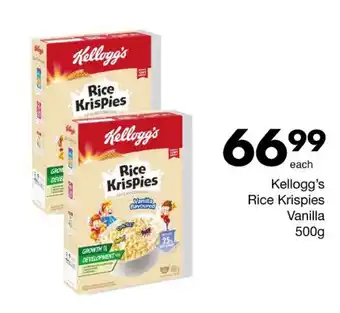 Save Kellogg's Rice Krispies Vanilla offer