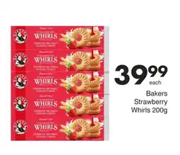 Save Bakers Strawberry Whirls offer