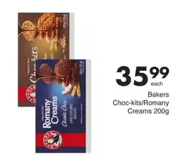 Save Bakers Choc-kits/Romany Creams offer