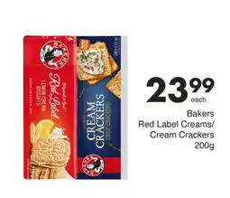Save Bakers Red Label Creams/ Cream Crackers offer
