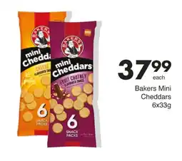 Save Bakers Mini Cheddars offer