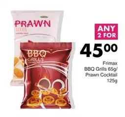 Save Frimax BBQ Grills/ Prawn Cocktail offer