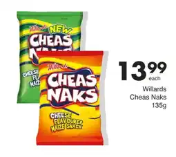 Save Willards Cheas Naks offer