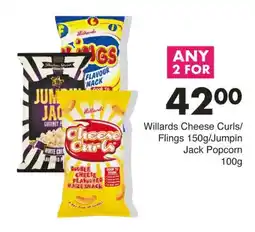 Save Willards Cheese Curls/ Flings/ Jumpin Jack Popcorn offer