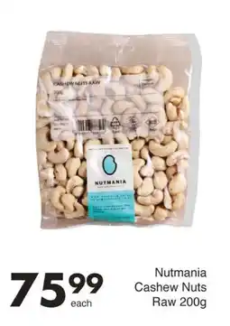 Save Nutmania Cashew Nuts Raw offer