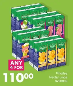 Save Rhodes Nectar Juice offer