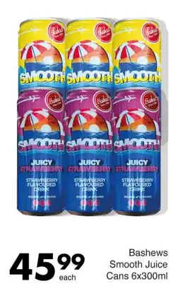 Save Bashews Smooth Juice Cans offer