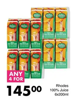 Save Rhodes 100% Juice offer
