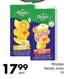 Save Rhodes Nectar Juice offer