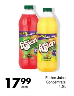 Save Fusion Juice Concentrate offer
