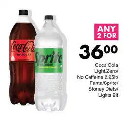 Save Coca Cola Light/Zero/ No Caffeine/ Fanta/Sprite/ Stoney Diets/ Lights offer