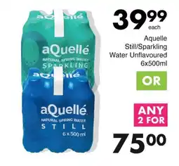 Save Aquelle Still/Sparkling Water Unflavoured offer