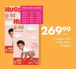Save Huggies Gold Jumbo Pack Diapers offer
