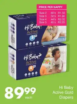 Save Hi Baby Active Gold Diapers offer