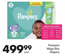 Save Pampers Mega Box Diapers offer