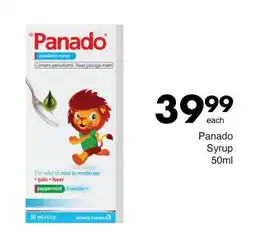 Save Panado Syrup offer