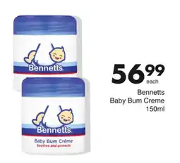 Save Bennetts Baby Bum Creme offer