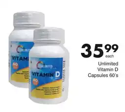 Save Unlimited Vitamin D Capsules offer