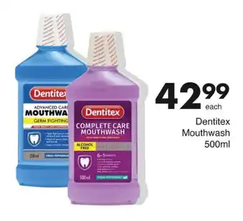 Save Dentitex Mouthwash offer