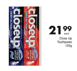 Save Close Up Toothpaste offer