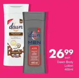 Save Dawn Body Lotion offer