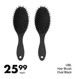 Save UBL Hair Brush Oval Black offer