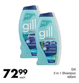 Save Gill 2 in 1 Shampoo offer