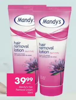 Save Mandy's Hair Removal Cream offer