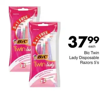 Save Bic Twin Lady Disposable Razors offer
