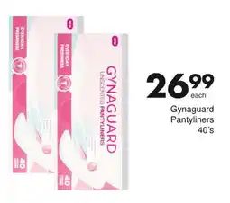 Save Gynaguard Pantyliners offer