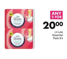 Save Lil Lets Essential Pads offer