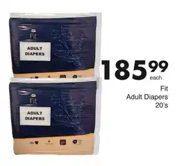 Save Fit Adult Diapers offer