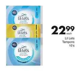 Save Lil Lets Tampons offer