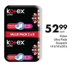 Save Kotex Ultra Pads Duopack offer