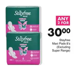 Save Stayfree Maxi Pads offer
