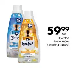 Save Comfort Bottle offer