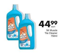 Save Mr Muscle Tile Cleaner offer