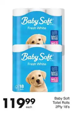 Save Baby Soft Toilet Rolls 2Ply offer