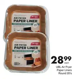 Save UBL Air Fryer Paper Liners Round offer