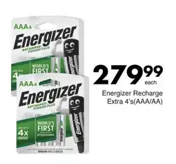 Save Energizer Recharge Extra offer