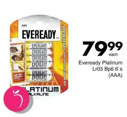 Save Eveready Platinum Lr03 Bp6 offer