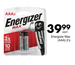 Save Energizer Max AAA offer