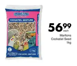 Save Marltons Cockatiel Seed offer