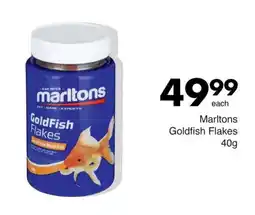 Save Marltons Goldfish Flakes offer