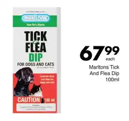 Save Marltons Tick And Flea Dip offer