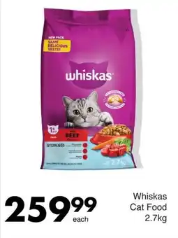Save Whiskas Cat Food offer